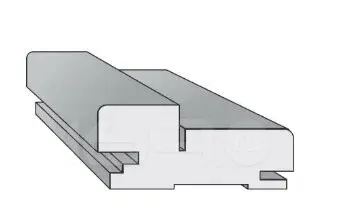 Коробка компланарная AL Флекс Эмаль Shellac Grey МДФ 2070*66*32 (у,п)