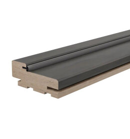 Коробка "Т" сэндвич ЭМА комплект 3 шт. (Бетон темный) МДФ 2070*80*35 (у.п)