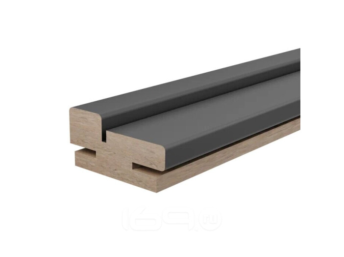 Коробка "Т"  ЭМА МДФ (Софт графит) 70*32*2070  комплект  (2,5 шт.) (у.п)