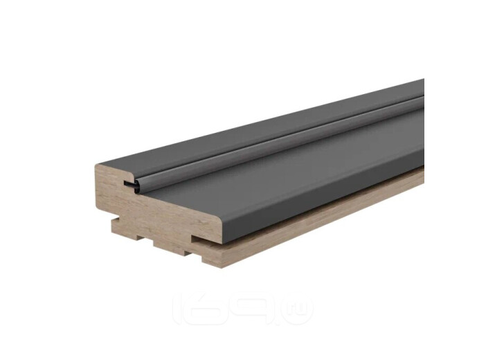 Коробка "Т" сэндвич ЭМА комплект 3 шт. (Софт графит) МДФ 2070*80*35 (у.п)