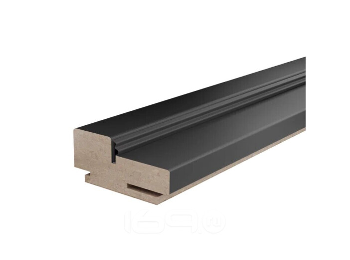 Коробка телескопическая Флекс Эмаль Shellac Graphite МДФ 2370*70*32 (у,п)