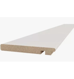 Наличник компланарный Флекс Эмаль Shellac White МДФ Прямоугольный 2150*85*10
