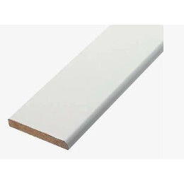 Наличник Л Л-14 (Белый) МДФ Тип-0 2150*70*8
