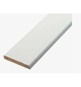 Наличник Л Л-14 (Белый) МДФ Тип-0 2150*70*8