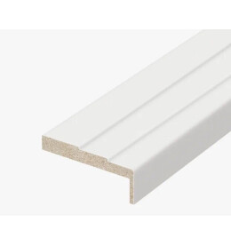 Наличник "Ступени" "Т" Белая эмаль AR 90*12*2140