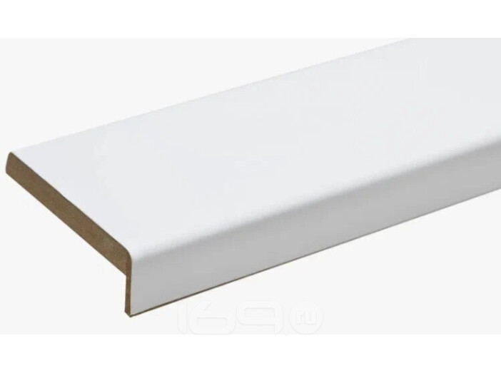 Наличник "Т" ПЭТ White Silk МДФ Тип-0 2150*70*8 (20*3)