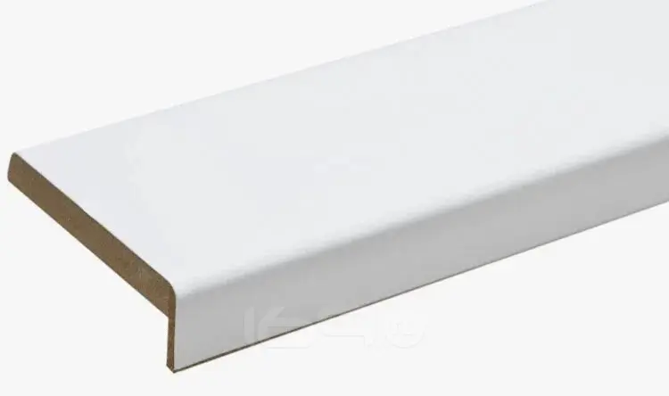 Наличник "Т" ПЭТ White Silk МДФ Тип-0 2150*70*8 (20*3)