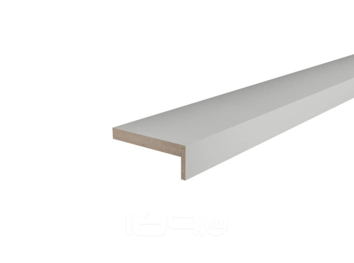 Наличник Т "ПВХ"16х120x2440 мм, Белоснежно матовый