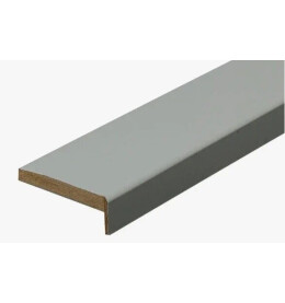 Наличник телескопический Флекс Эмаль Shellac Grey МДФ Прямоугольный 2480*100*8