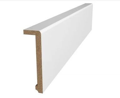Наличник телескопический Флекс Эмаль Shellac White МДФ Прямоугольный 2180*100*8