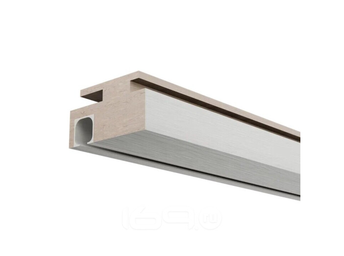 Перекладина "Т" для склад. двери ЭКО Bianco Melinga МДФ 1000*70*46 (п, с напр. П-2)