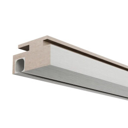 Перекладина "Т" для склад. двери ЭКО Bianco Melinga МДФ 1000*70*46 (п, с напр. П-2)