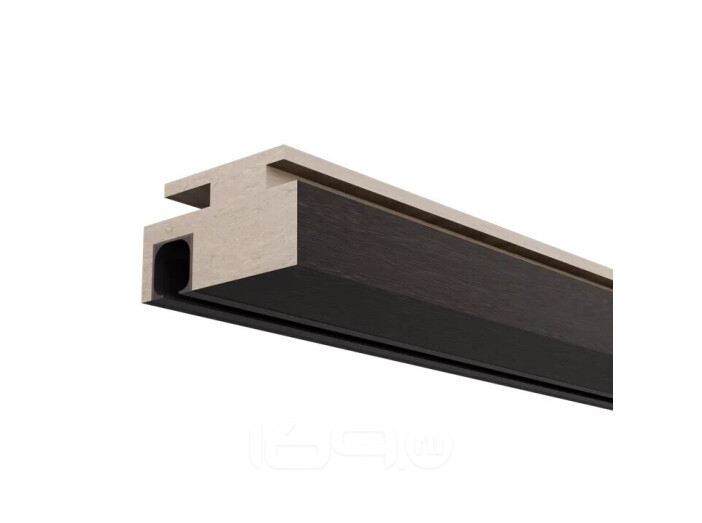 Перекладина "Т" для склад. двери ЭКО Wenge Melinga МДФ 2000*70*46 (п, с напр. П-2) 