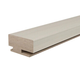 Стойка "Т" для склад. двери ЭКО Bianco Melinga МДФ 2070*70*22 (п)