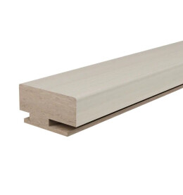 Стойка "Т" для склад. двери ЭКО Bianco Melinga МДФ 2070*70*22 (п)