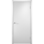 Дверь межкомнатная ДПГ Гладкое МДФ 6 мм Финиш Флекс, Белый, глухая, каркасно-щитовая