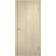 Дверь межкомнатная ДПГ Гладкое МДФ 6 мм Финиш Флекс Слоновая кость, глухая, кромка обычная, каркасно-щитовая