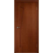 Дверь межкомнатная Belezza Ламинированные Итальянский орех, глухая, кромка обычная, каркасно-щитовая