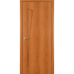 Дверь межкомнатная Belezza Ламинированные Миланский орех, глухая, кромка обычная, каркасно-щитовая
