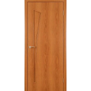 Дверь межкомнатная Belezza Ламинированные Миланский орех, глухая, кромка обычная, каркасно-щитовая