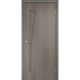 Дверь межкомнатная Belezza Ламинированные Серый, глухая, кромка обычная, каркасно-щитовая