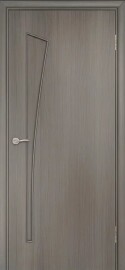Дверь межкомнатная Belezza Ламинированные Серый, глухая, кромка обычная, каркасно-щитовая