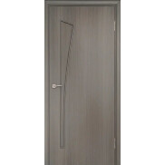 Дверь межкомнатная Belezza Ламинированные Серый, глухая, кромка обычная, каркасно-щитовая