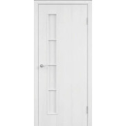 Дверь межкомнатная Тип С-14 Финиш Флекс, Ламинированные, Белый, глухая, каркасно-щитовая