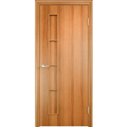 Дверь межкомнатная Тип С-14 Ламинированные Миланский орех, глухая, кромка обычная, каркасно-щитовая