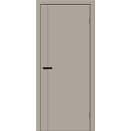 Дверь межкомнатная Браво-0.10 П ПЭТ, Clay Silk, глухая, каркасно-щитовая