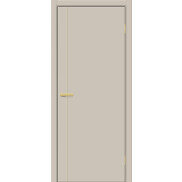 Дверь межкомнатная Браво-0.10.П (SG:P3) ПЭТ, Cream Silk, глухая, каркасно-щитовая