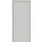 Дверь межкомнатная Браво-0.10.П (SG:P3) ПЭТ, Grey Silk, глухая, каркасно-щитовая