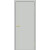 Дверь межкомнатная Браво-0.10.П (SG:P3) ПЭТ, Grey Silk, глухая, каркасно-щитовая