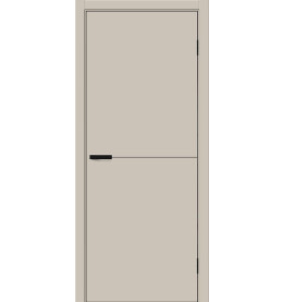 Дверь межкомнатная Браво-0.21 П ПЭТ, Cream Silk, глухая, каркасно-щитовая