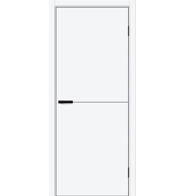 Дверь межкомнатная Браво-0.21 П ПЭТ, White Silk, глухая, каркасно-щитовая