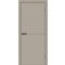 Дверь межкомнатная Браво-0.21 П ПЭТ, Clay Silk, глухая, каркасно-щитовая