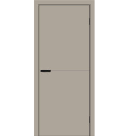Дверь межкомнатная Браво-0.21 П ПЭТ, Clay Silk, глухая, каркасно-щитовая