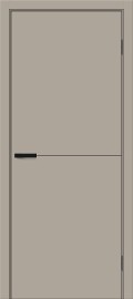 Дверь межкомнатная Браво-0.21 П ПЭТ, Clay Silk, глухая, каркасно-щитовая