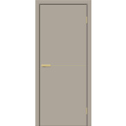 Дверь межкомнатная Браво-0.21.П (SG:P3) ПЭТ, Clay Silk, глухая, каркасно-щитовая