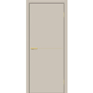 Дверь межкомнатная Браво-0.21.П (SG:P3) ПЭТ, Cream Silk, глухая, каркасно-щитовая