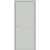 Дверь межкомнатная Браво-0.21.П (SG:P3) ПЭТ, Grey Silk, глухая, каркасно-щитовая