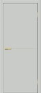 Дверь межкомнатная Браво-0.21.П (SG:P3) ПЭТ, Grey Silk, глухая, каркасно-щитовая