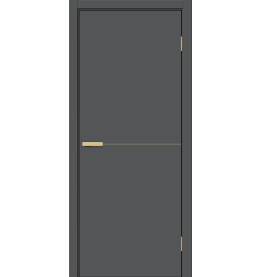 Дверь межкомнатная Браво-0.21.П (SG:P3) ПЭТ, Stormy Silk, глухая, каркасно-щитовая