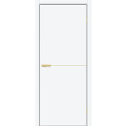 Дверь межкомнатная Браво-0.21.П (SG:P3) ПЭТ, White Silk, глухая, каркасно-щитовая