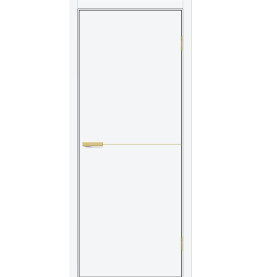 Дверь межкомнатная Браво-0.21.П (SG:P3) ПЭТ, White Silk, глухая, каркасно-щитовая