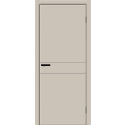 Дверь межкомнатная Браво-0.24 П ПЭТ, Cream Silk, глухая, каркасно-щитовая
