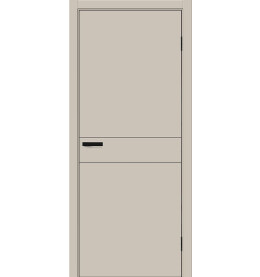 Дверь межкомнатная Браво-0.24 П ПЭТ, Cream Silk, глухая, каркасно-щитовая
