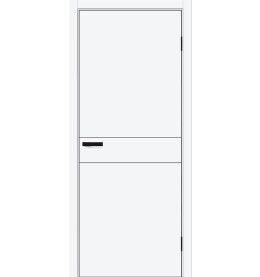 Дверь межкомнатная Браво-0.24 П ПЭТ, White Silk, глухая, каркасно-щитовая