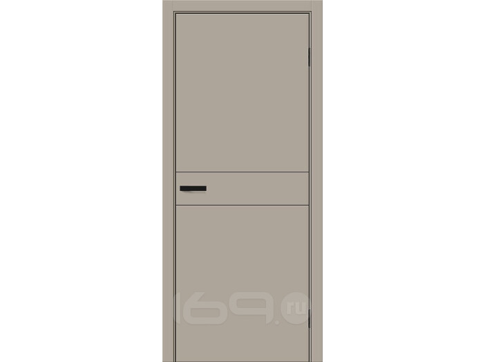 Дверь межкомнатная Браво-0.24 П ПЭТ, Clay Silk, глухая, каркасно-щитовая