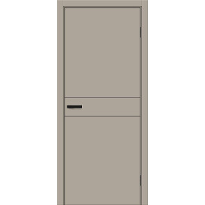 Дверь межкомнатная Браво-0.24 П ПЭТ Clay Silk, clay silk, глухая, каркасно-щитовая